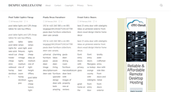 Desktop Screenshot of despecadilles.com
